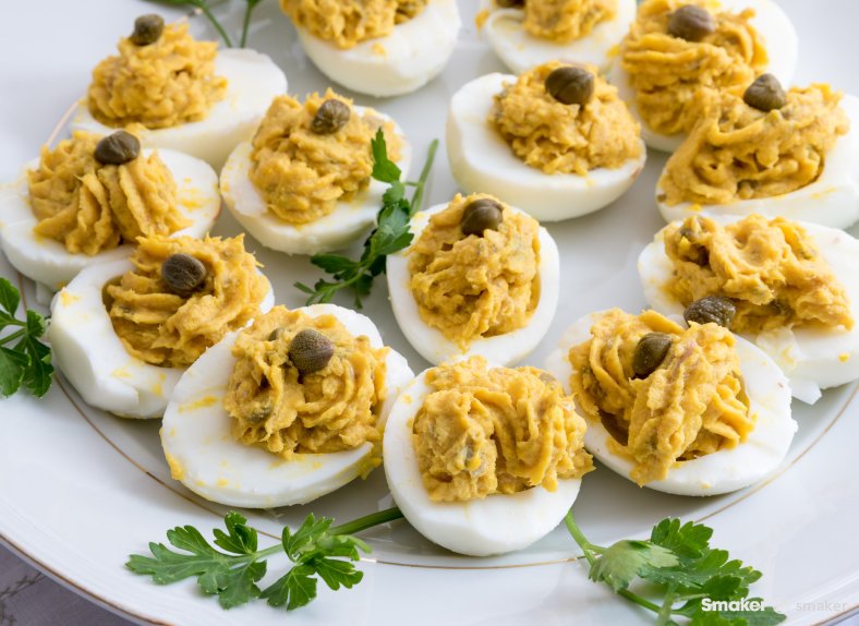  Jajka faszerowane z kaparami 