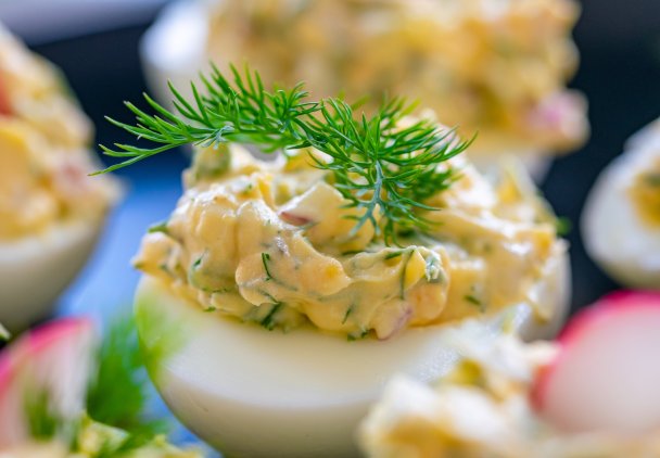 Jajka z wiosennym farszem