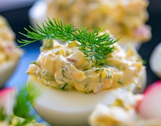 Jajka z wiosennym farszem