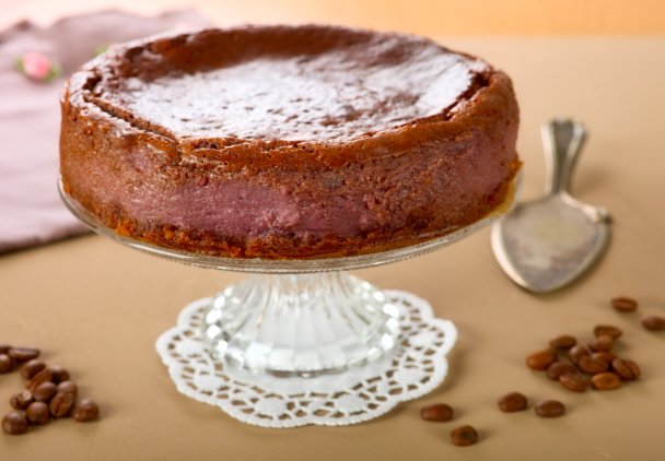 Sernik czekoladowo kawowy