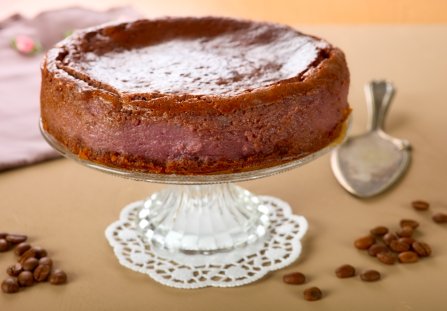 Sernik czekoladowo kawowy