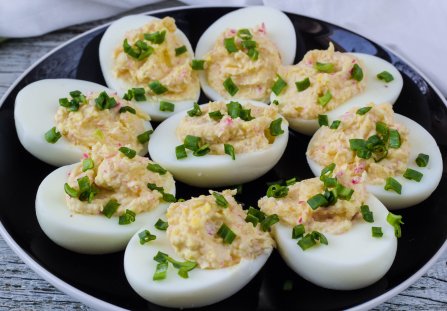 Jajka faszerowane z chrzanem