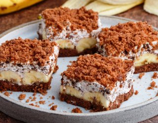 Kopiec kreta z bananami