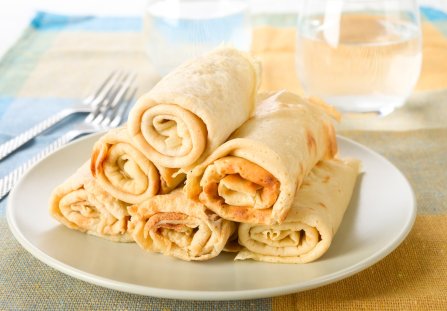 Naleśniki z warzywami z rosołu