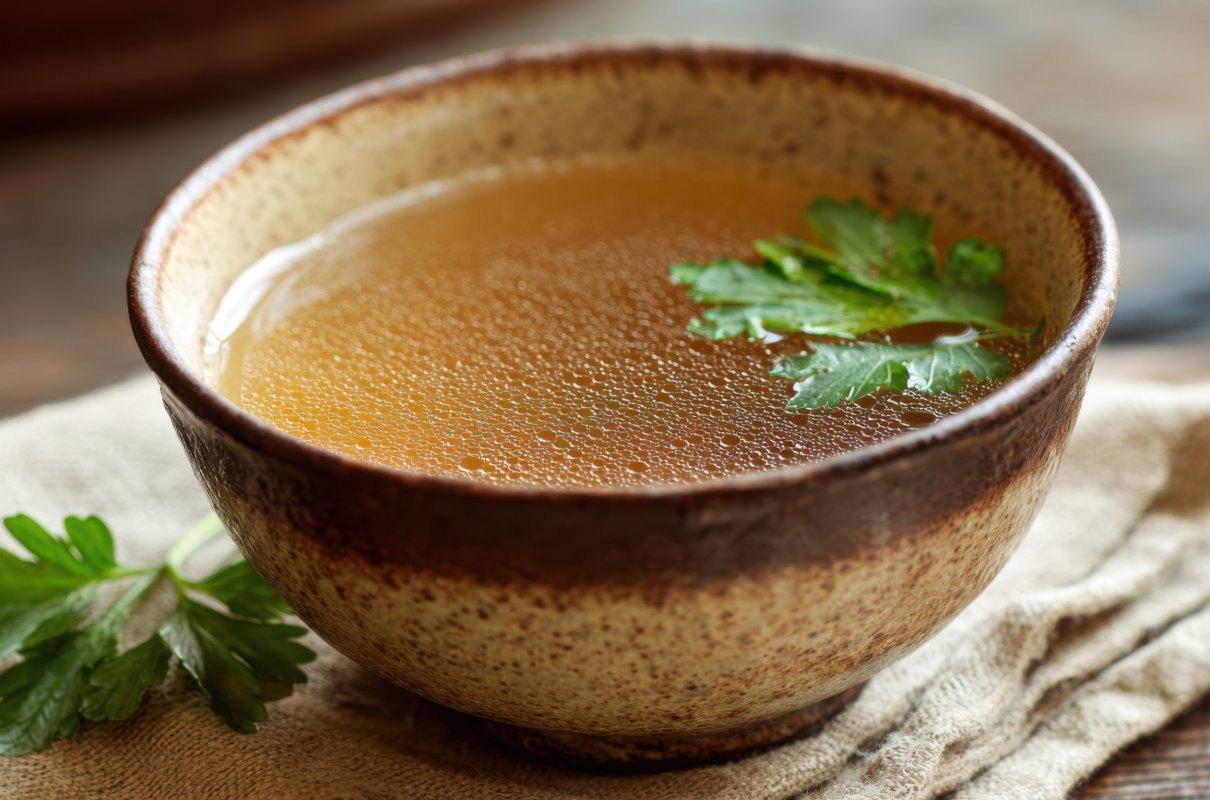 Domowy bulion warzywny i mięsny. Podstawa do przygotowania zup i sosów