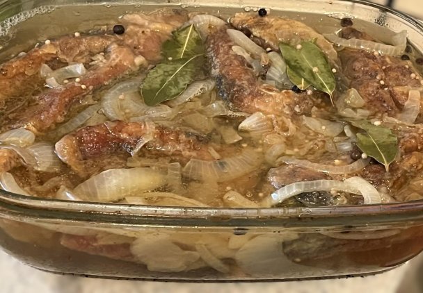 Wigilijny karp w occie