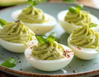 Jajka faszerowane awokado