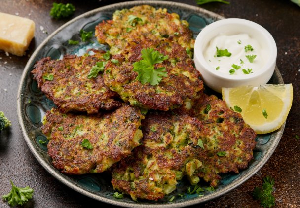 Placuszki z brokułów