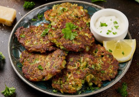 Placuszki z brokułów