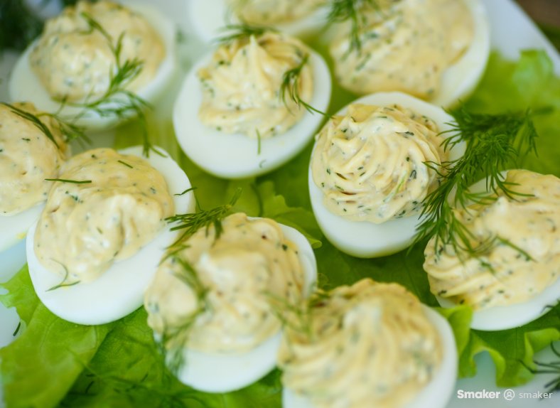  Jajka faszerowane ziołami 