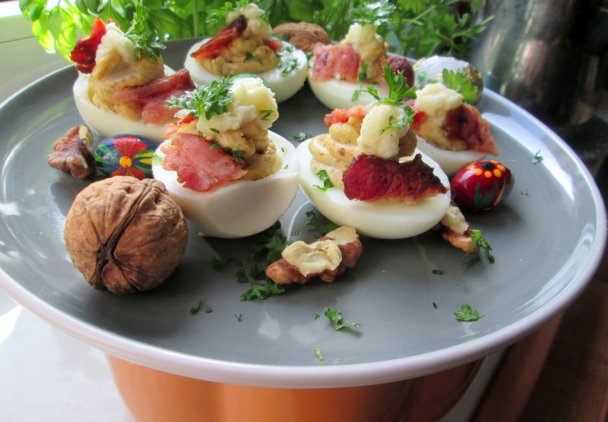 Jajka Wielkanocne z nadzieniem orzechowym