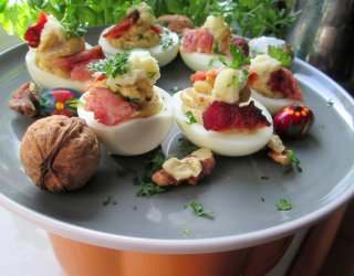 Jajka Wielkanocne z nadzieniem orzechowym