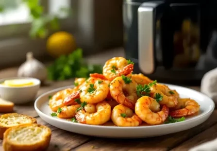 Jak przyrządzić krewetki czosnkowe w air fryerze?