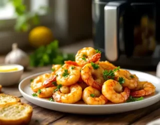 Jak przyrządzić krewetki czosnkowe w air fryerze?