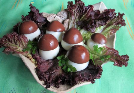 Jajka wielkanocne borowiki