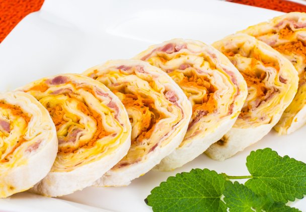 Wielkanocne roladki z tortilli