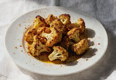 Pieczony Kalafior Curry/Papryka – Air Fryer