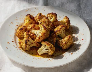 Pieczony Kalafior Curry/Papryka – Air Fryer