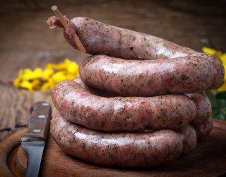 Biała kiełbasa swojska