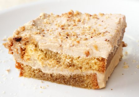 Włoskie ciasto biszkoptowe z budyniem