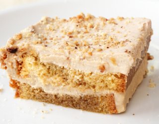 Włoskie ciasto biszkoptowe z budyniem