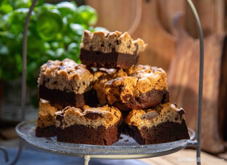  Brookies - ciasteczkowe brownie według Ewy Wachowicz 