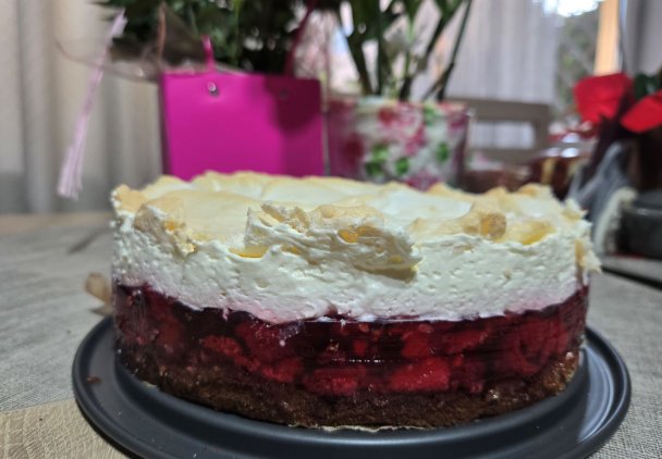 Keto malinowa chmurka