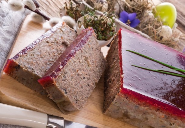 Pasztet grzybowy z żurawiną