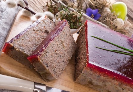 Pasztet grzybowy z żurawiną