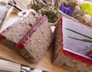 Pasztet grzybowy z żurawiną