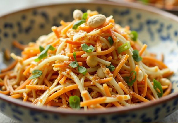 Surówka z marchewki z orzeszkami