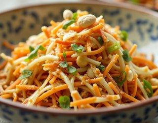 Surówka z marchewki z orzeszkami