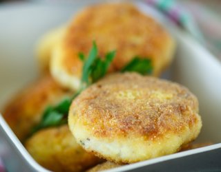 Panierowane placki z ziemniaków