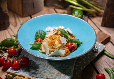 Tagliatelle primavera według Ewy Wachowicz