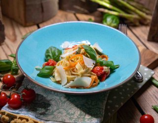 Tagliatelle primavera według Ewy Wachowicz