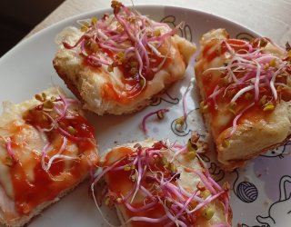 Szybkie kanapkowe grzanki z frayera