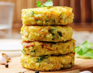 Kotlety z kuskusu i warzyw