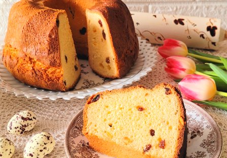 Babka drożdżowa szafranowa