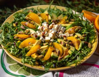 Awokado z pomarańczą na rukoli według Ewy Wachowicz