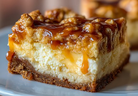 Sernik z jabłkami i orzechami