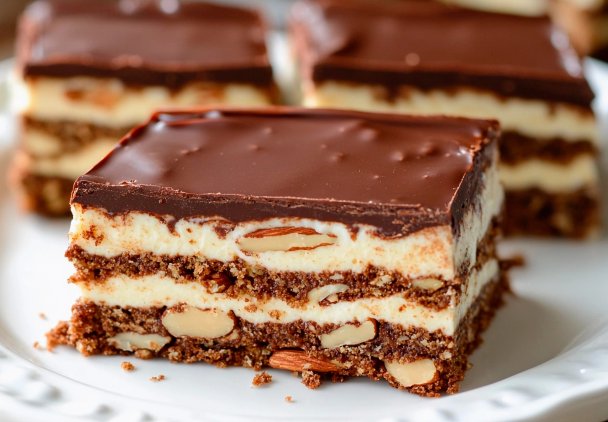 Ciasto Migdałek bez pieczenia