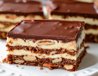 Ciasto Migdałek bez pieczenia