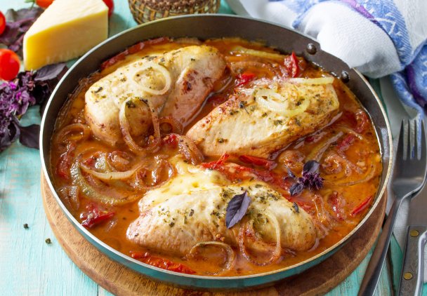 Kurczak w sosie cebulowym