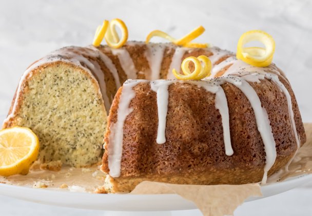 Babka cytrynowa z makiem
