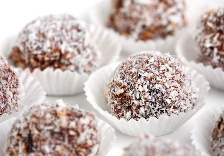 Czekoladowe kulki z herbatników