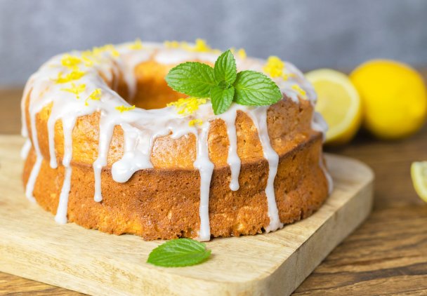 Gotowana babka cytrynowa