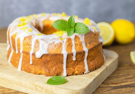 Gotowana babka cytrynowa