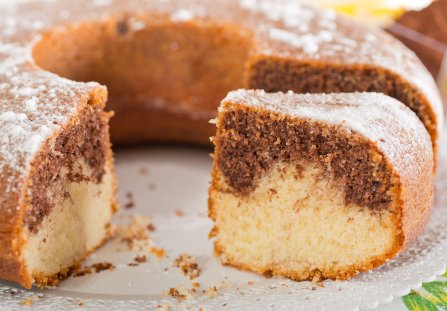 Babka dwukolorowa na oleju