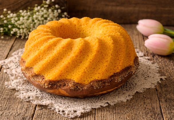 Babka majonezowa dwukolorowa