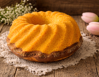 Babka majonezowa dwukolorowa